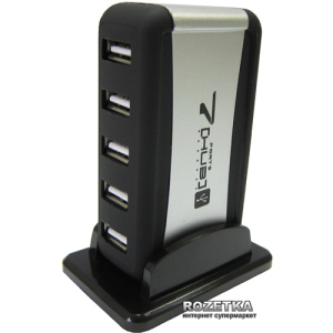 Хаб USB Lapara 7 портов USB 2.0 с блоком питания (LA-UH7315) в Хмельницком