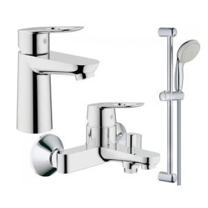 Набір змішувачів GROHE BauLoop 123214S (23337000 + 32815000 + 27598001) ТОП в Хмельницькому