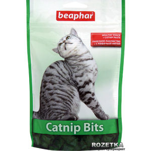 Подушечки Beaphar Catnip Bits з котячою м'ятою для котів та кошенят 150 г (13249) (8711231132492) краща модель в Хмельницькому