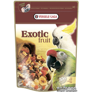 Корм для крупных попугаев Versele-Laga Prestige Exotic Fruit зерновая смесь 0.6 кг (5410340217818) ТОП в Хмельницком