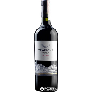 Вино Trapiche Reserve Malbec червоне сухе 0.75 л 13.5% (7790240072808) рейтинг