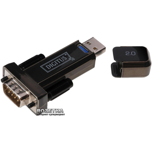 Перехідник Digitus USB to RS232 Black (DA-70156) в Хмельницькому