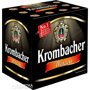 Упаковка пива Krombacher Wheat світле нефільтроване 5.3% 0.5 л x 12 шт (4008287760941) краща модель в Хмельницькому