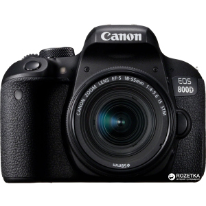 Фотоапарат Canon EOS 800D 18-55мм IS STM Black (1895C019) Офіційна гарантія! в Хмельницькому
