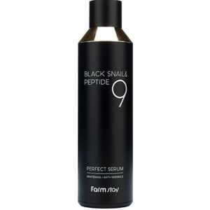 хороша модель Сироватка для обличчя FarmStay Black Snail &amp; Peptide 9 Perfect Serum з екстрактом чорного равлика 120 мл (8809480772481)