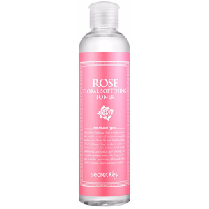 хороша модель Тонер для обличчя Secret Key Rose Floral Softening Toner з екстрактом дамаської троянди 248 мл (8809305993183)