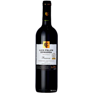 Вино Luis Felipe Edwards Cabernet-Sauvignon Reserva червоне сухе 0.75 л 13.5% (7804414381464) краща модель в Хмельницькому