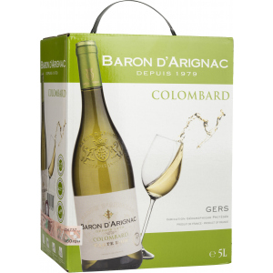 Вино Baron dArignac Colombard белое сухое 5 л 11% (3263286318055)