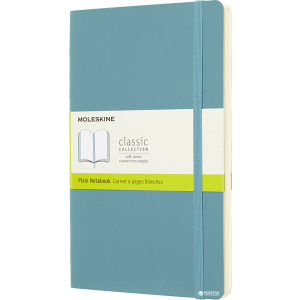 Нотатник Moleskine Classic 13 х 21 см 192 сторінок без линівки, м'яка обкладинка Океанський синій (8058341715529) ТОП в Хмельницькому