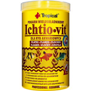 Корм Tropical Ichtio-vit для акваріумних риб у пластівцях 1 л (5900469770061) краща модель в Хмельницькому