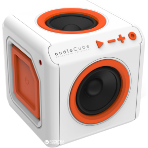 Акустическая система Allocacoc audioCube Portable White/Orange (3902/EUACPT) лучшая модель в Хмельницком