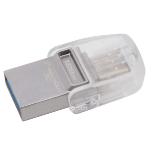 Kingston DataTraveler microDuo 3C 128GB (DTDUO3C/128GB) ТОП в Хмельницком