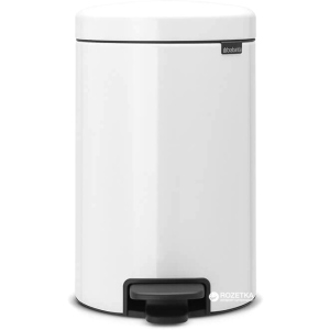 купить Ведро для мусора Brabantia Pedal Bin 12 л White (111969)