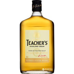 Віскі Teacher's Highland Cream 4 роки витримки 0.5 л 40% (5010093501235) краща модель в Хмельницькому