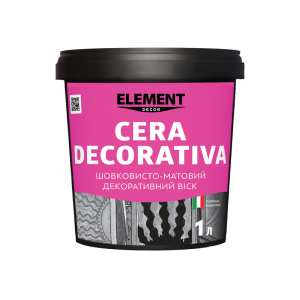 Декоративний воск CERA DECORATIVA ELEMENT DECOR 1 л ТОП в Хмельницком