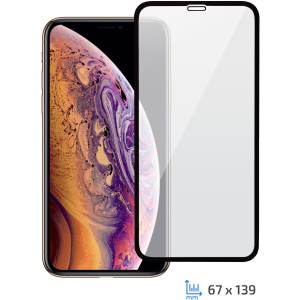 хорошая модель Защитное стекло 2E для Apple iPhone Xs Black (2E-TGIP-2018-5.8-3D)