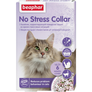 Антистресс ошейник Beaphar No Stress Collar cat для кошек 35 см (13228) (8711231132287) ТОП в Хмельницком