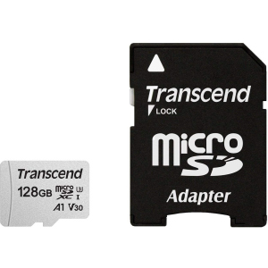 Transcend 300S microSDXC 128GB UHS-I U3 + SD-адаптер (TS128GUSD300S-A) ТОП в Хмельницькому