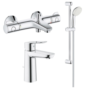 Набір змішувачів Grohe Grohtherm 800 + BauLoop 34550TM ТОП в Хмельницькому