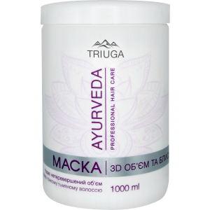 Маска Triuga Ayurveda 3D Об'єм та блиск 1000 мл (8908003544878) надійний