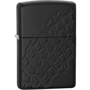 Запальничка Zippo 24754 Tire Tread Чорна (Zippo 28966) ТОП в Хмельницькому