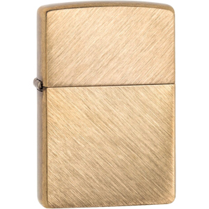 Запальничка Zippo 29830 Herringbone Sweep Brass Золотиста (Zippo 29830) ТОП в Хмельницькому