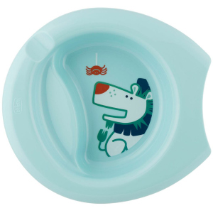 Тарелка Chicco Easy Feeding Plate 6м+ Голубой (16001.40.20) (2900990802432) ТОП в Хмельницком