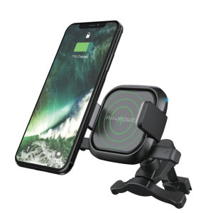 Автодержатель для телефона RAVPower Air Vent Car Mount Wireless Black (RP-SH008) в Хмельницком