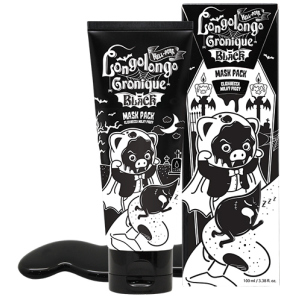 купити Маска-плівка Elizavecca Milky Piggy Hell Pore Longolongo Gronique Black Mask Pack з вугіллям для глибокого очищення пор 100 г (8809339906715)