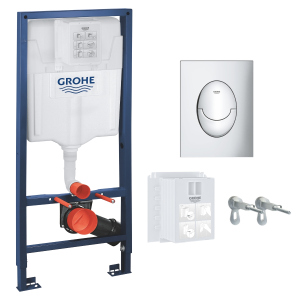 Інсталяція GROHE Rapid SL 3 в 1 39503000 з панеллю змиву Skate Air S 37965000 хром ТОП в Хмельницькому