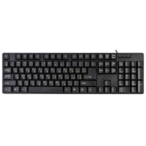 Клавіатура провідна HQ-Tech KB-103 USB Black в Хмельницькому