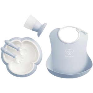 Набор детской посуды BabyBjorn Baby Dinner Set Powder Blue Голубой (070067) (7317680700674) в Хмельницком