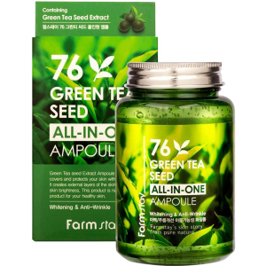 хорошая модель Сыворотка для лица FarmStay 76 Green Tea Seed All-In-One Ampoule с зеленым чаем 250 мл (8809469775090)