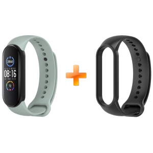 Xiaomi Mi Band 5 MiJobs Dual Color Water Green/Black (MJ5-DSS017WGB) в Хмельницком