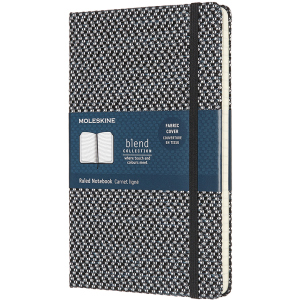 Нотатник Moleskine Blend 19 13 х 21 см 240 сторінок у лінійку Чорна Канва (8058647628196) в Хмельницькому