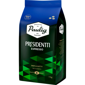 Кава в зернах Paulig Presidentti Espresso 1 кг (6411300169337) в Хмельницькому