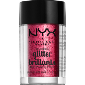 Глітер NYX Professional Makeup Face & Body Glitter 09 Red 2.5 г (800897846817) краща модель в Хмельницькому