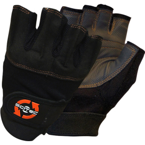 Перчатки Scitec Nutrition Glove Orange Style S Черные (816532010079)