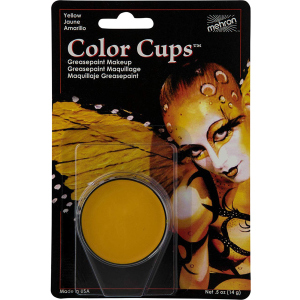 Кремовый грим Mehron Color Cups Yellow 12 г (CCC-Y) (764294502045) лучшая модель в Хмельницком