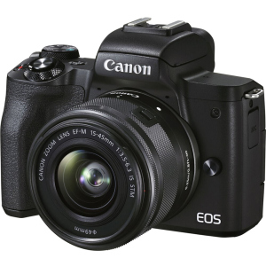 Фотоаппарат Canon EOS M50 Mark II Premium Live Stream Kit Black (4728C059) Официальная гарантия! лучшая модель в Хмельницком