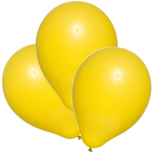 Набір Повітряні кульки Susy Card Жовті 20 см 100 шт (40011400) в Хмельницькому