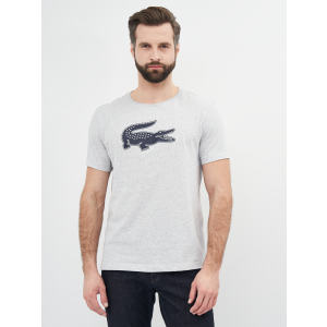 Футболка Lacoste TH2042-MNC 2XL (T7) Silver Chine/Navy Blue (3614038032161) надежный