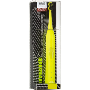 Звукова зубна щітка Megasmile Black Whitening II Electric Yellow (7640131971799) краща модель в Хмельницькому