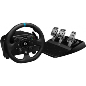 хороша модель Кермо Logitech G923 Racing Wheel and Pedals for PS4 and PC (941-000149)