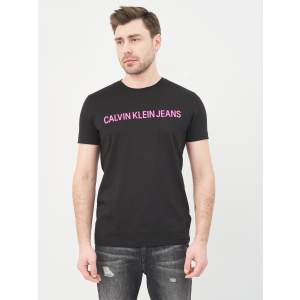 Футболка Calvin Klein Jeans Institutional Logo Slim Ss Tee J30J307856-099 M Ck Black (8719851742176) лучшая модель в Хмельницком