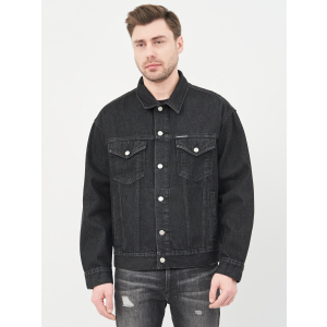 Джинсова куртка Calvin Klein Dad Jeans Jacket J30J318076-1BY XL Denim Black (8719853756102) ТОП в Хмельницькому