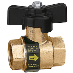 Кран кульовий Caleffi BALLSTOP DN 3/4" із зворотним клапаном (323050) рейтинг