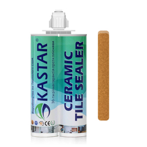 Двухкомпонентная эпоксидная фуга затирка Kastar Ceramic Tile Sealant Светло-коричневый, 400мл. лучшая модель в Хмельницком