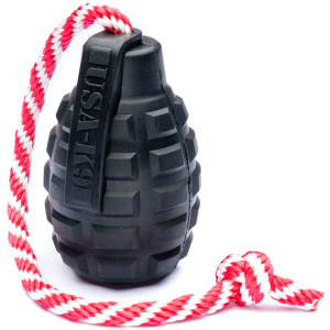 Іграшка для собак SodaPup Magnum Grenade Reward Toy - Medium - Black (810216024086) краща модель в Хмельницькому