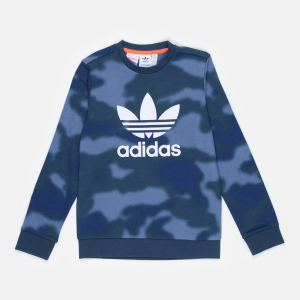 Світшот дитячий Adidas Crew GN4130 164 см Creblu/Multco/White (4064044907905)